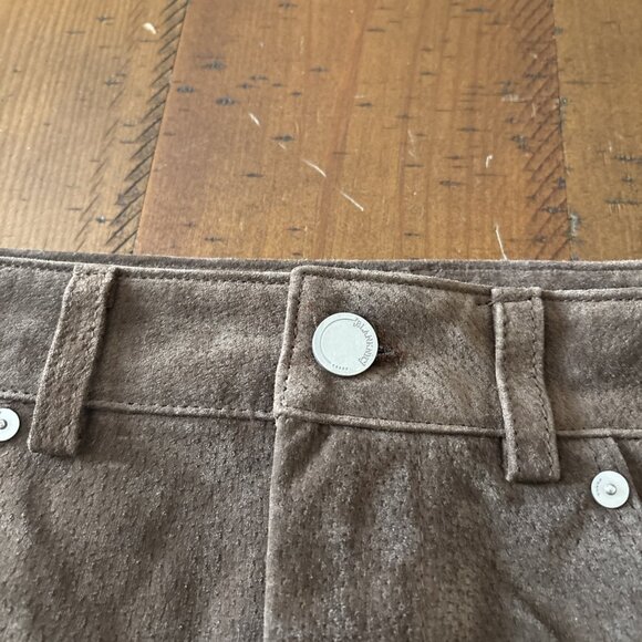 evereve Blanknyc Brown Suade Skirt Size 30 NWT Medium - Picture 3 of 11